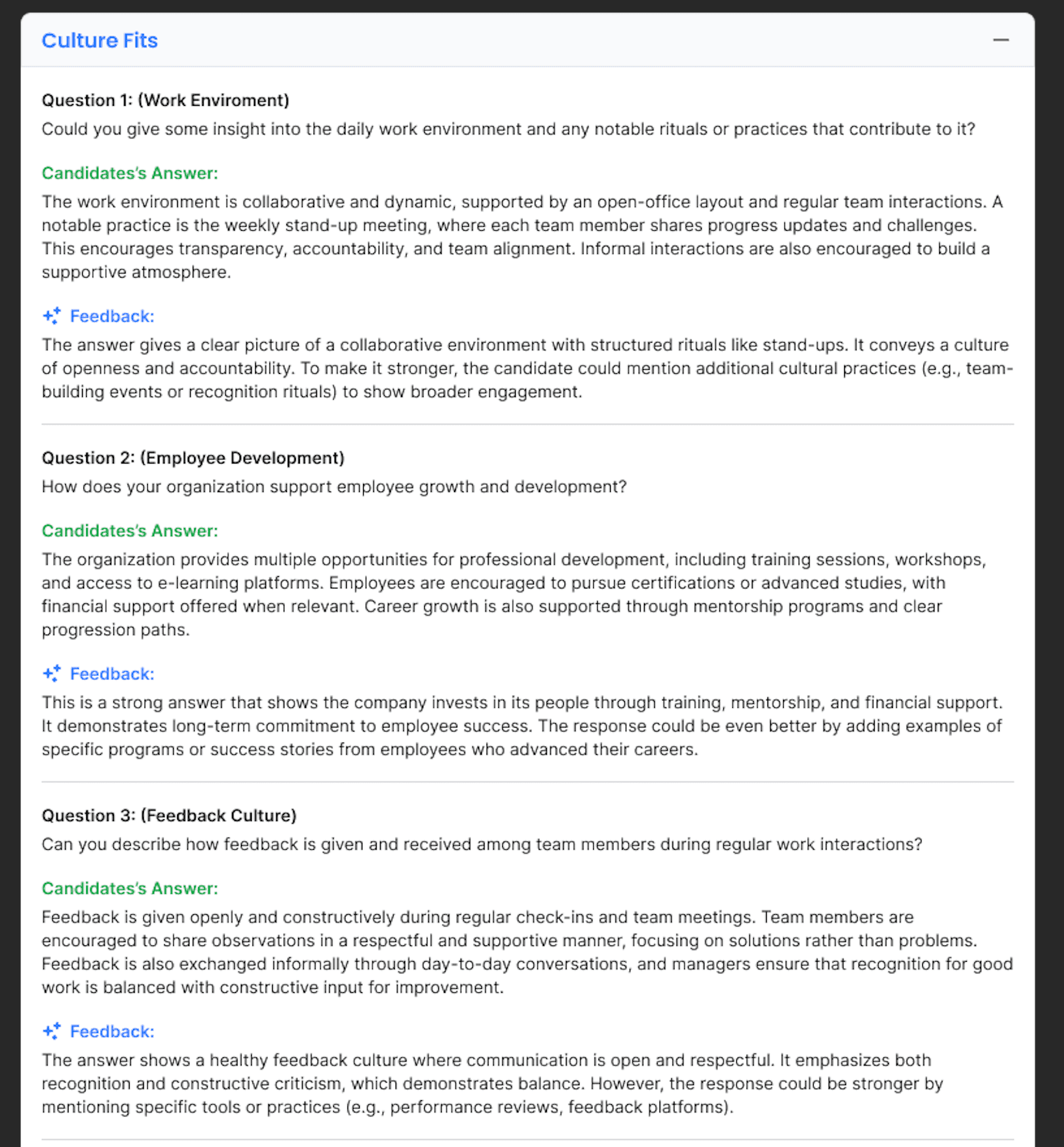 AI Scoring & Ranking